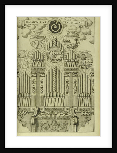 The Harmony of the Birth of the World (Harmonia Nascentis Mundi) from Musurgia Universalis by Athanasius Kircher