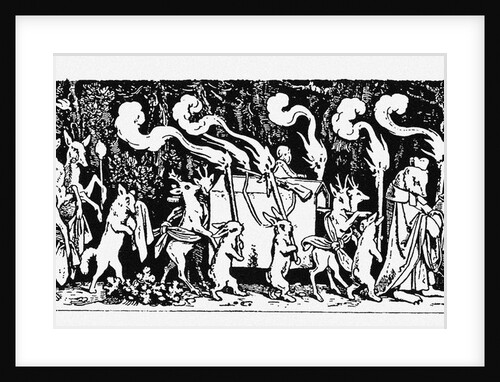 The Hunters Funeral Procession by Moritz Ludwig von Schwind