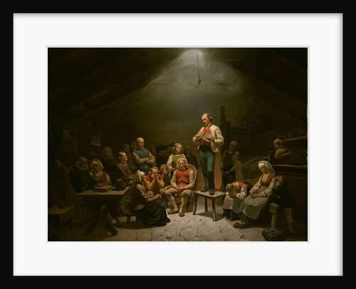 Haugianere by Adolf Tidemand