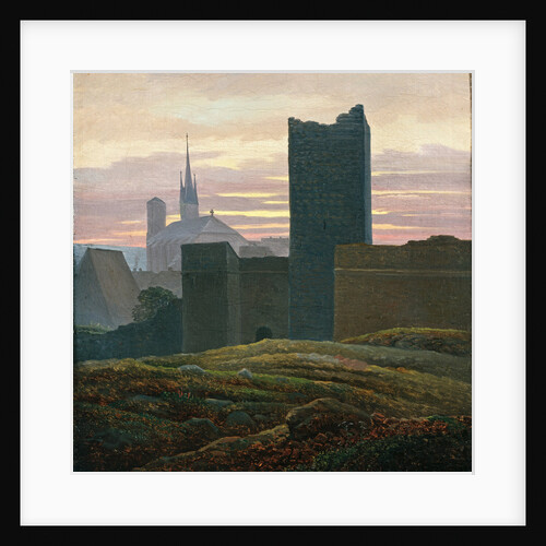 The royal castle of Cheb by Carl Gustav Carus