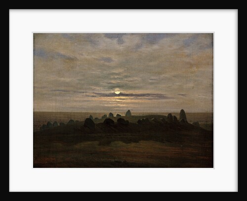 Stone age stronghold at Nobbin, island of Rügen by Carl Gustav Carus