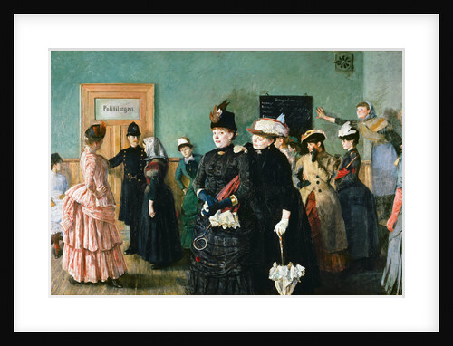 Albertine at the Police Doctors Waiting Room by Christian Krohg
