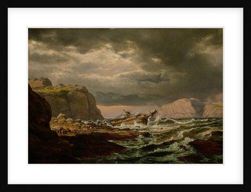 Shipwreck on the Norwegian Coast by Johan Christian Clausen Dahl
