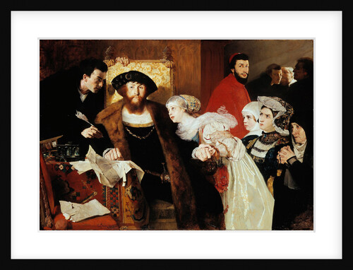 Christian II Signing the Death Warrant of Torben Oxe by Eilif Peterssen