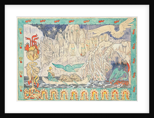 The Giants Lair by Gerhard Munthe