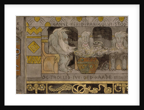 The second Hall by Gerhard Munthe