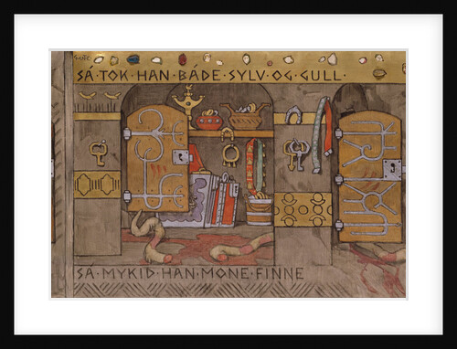 Åsmund bringing Home Silver and Gold by Gerhard Munthe