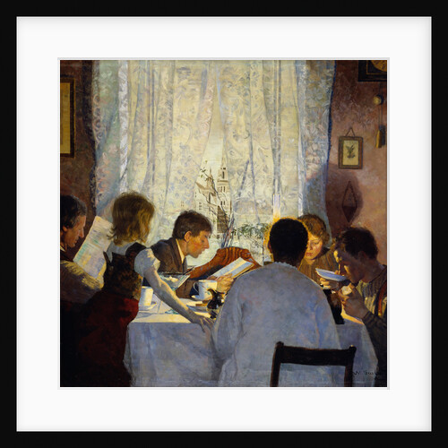 Breakfast II. Morning mood by Gustav Wentzel