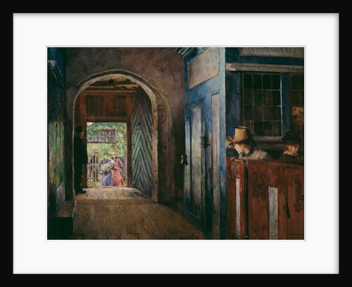 Christening in Tanum Church by Harriet Backer