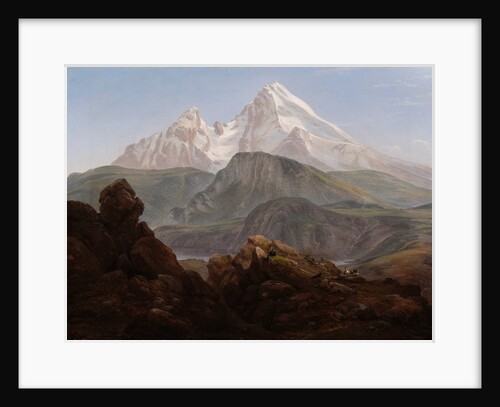 The Watzmann by Johan Christian Clausen Dahl