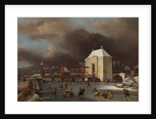 View of the Heiligewegspoort in Amsterdam by Jan van Kessel