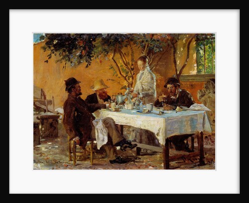Breakfast in Sora by Peder Severin Krøyer