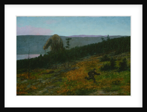 The Ash Lad and the Troll by Theodor Kittelsen
