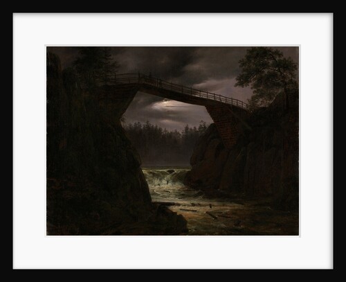 The Bridge outside Arendal by Thomas Fearnley