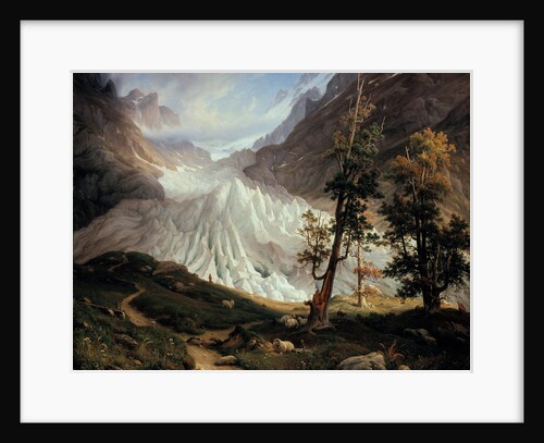 The Lower Grindelwald Glacier by Thomas Fearnley