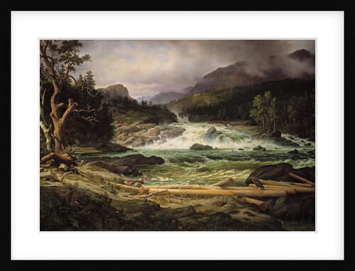 Labrofossen near Kongsberg by Thomas Fearnley