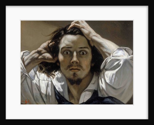 The Desperate Man (Self-Portrait) by Gustave Courbet