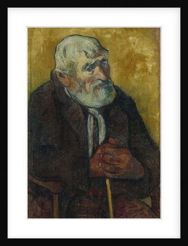 Old Man with a Stick by Paul Eugéne Henri Gauguin