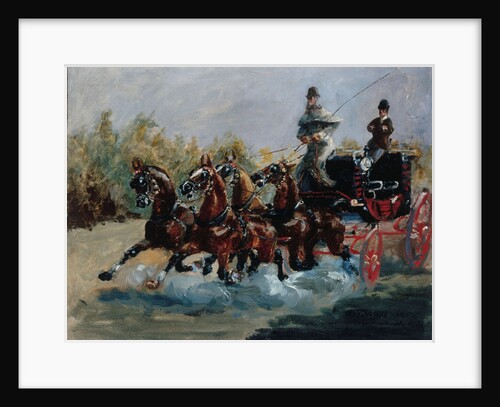 Nice, on the Promenade des Anglais by Henri de Toulouse-Lautrec