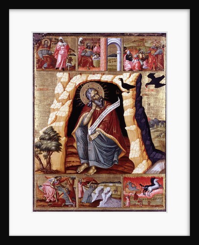 The Prophet Elijah in the Wilderness with Scenes from His Life by Anonymous