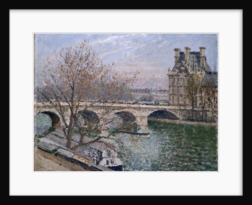 Le Pont Royal and Pavillon de Flore by Camille Pissarro