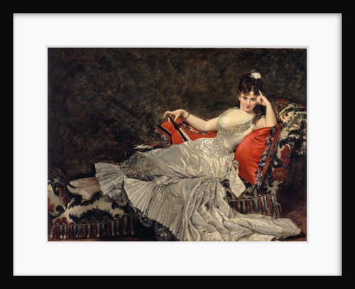 Portrait of Mademoiselle de Lancey by Charles Émile Auguste Carolus-Duran