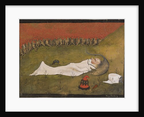 King Hobgoblin Sleeping by Hugo Simberg