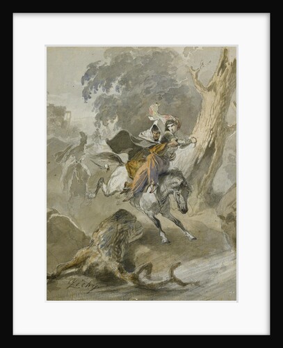 The Kidnap by Mihály Zichy