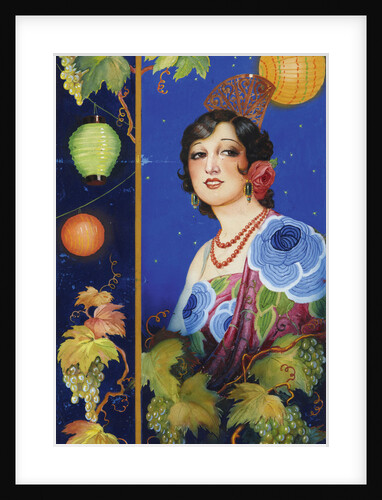 Young Woman with Shawl by Ramón José Izquierdo y Garrido