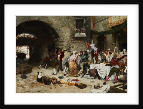 An Interrupted Banquet by Juan José Gárate y Clavero