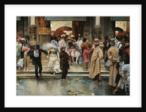 Leaving the Masqued Ball by José García y Ramos