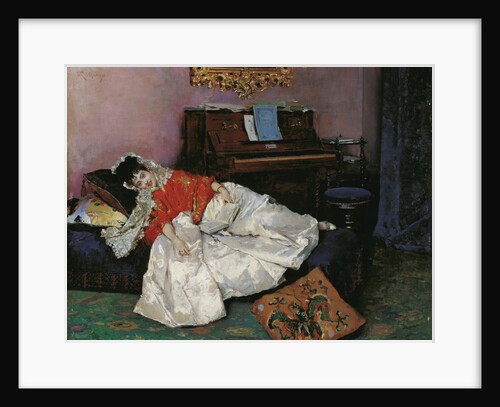 The Reading (Aline Masson) by Raimundo de Madrazo y Garreta