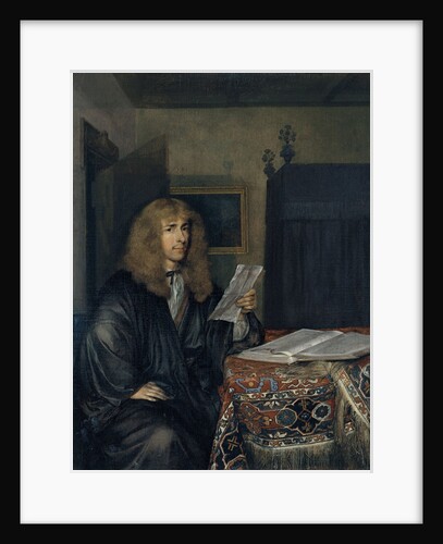 Portrait of a Man Reading a Document by Gerard Ter Borch the Younger
