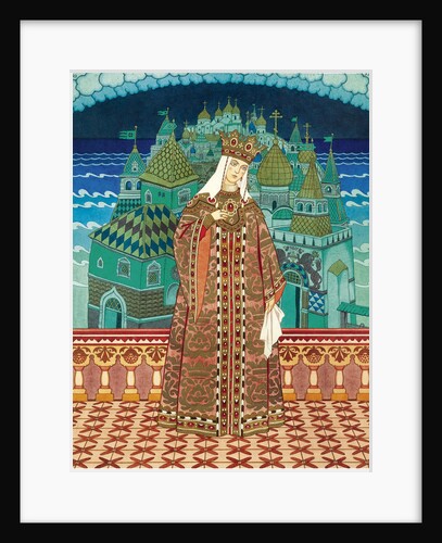 Militrissa. Costume design for the opera The Tale of Tsar Saltan by N. Rimsky-Korsakov by Ivan Yakovlevich Bilibin