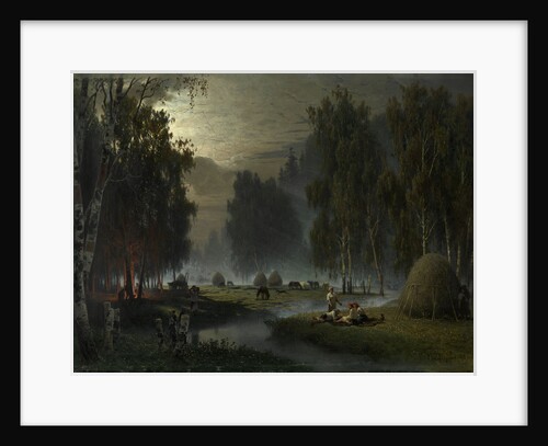 Haymakers. Evening Rest by Pyotr Alexandrovich Sukhodolsky