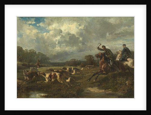 Grand Duke Vladimir Alexandrovich of Russia on a Wolf Hunt by Rudolf Ferdinandovich Frenz