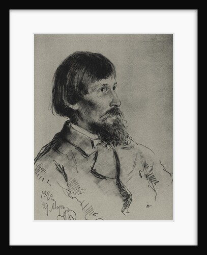 Portrait of the artist Viktor Vasnetsov by Ilya Yefimovich Repin