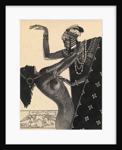 Illustration to the Book One Thousand and One Nights by Alexander Petrovich Apsit