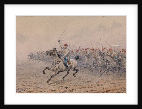 Charge of the Cavalry by Ivan Petrovich Pryanishnikov