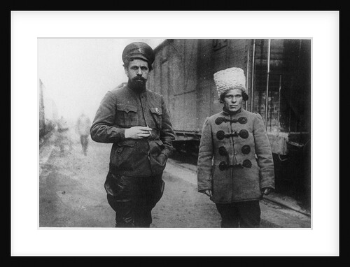 Pavel Dybenko and Nestor Makhno by Anonymous