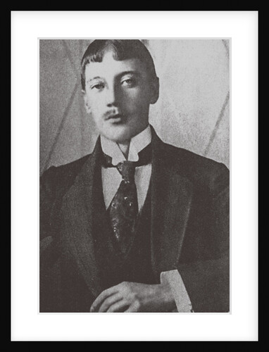 Russian poet Nikolay Gumilyov by Anonymous