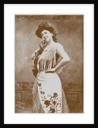 Emma Calvé as Carmen by Aimé Dupont