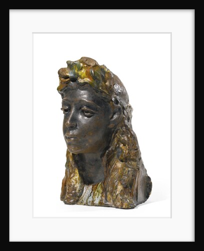 Girl with a wreath, 1898-1900 by Mikhail Alexandrovich Vrubel