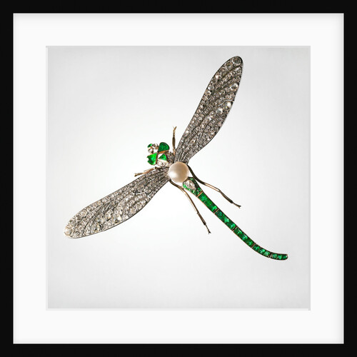 Brooch in the Form of a Dragonfly, End of 19th cen by Russian master