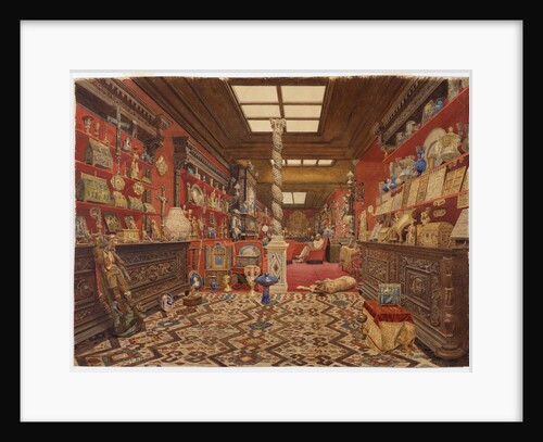The Gallery of Alexander Basilewsky residence in Paris, 1870 by Vasili Vasilyevich Vereshchagin