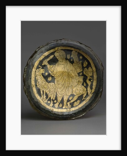 Bottom of a Vessel with Scene of the Sacrifice of Isaac, 4th century by West European Applied Art