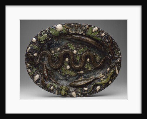 Rustic Ware: Dish with Animal and Plant Ornaments, Second half of the16th cen by Bernard Palissy