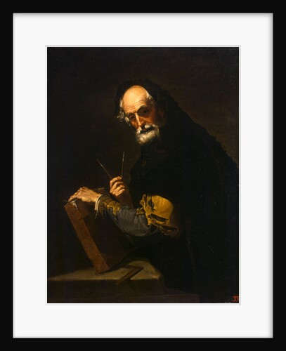 Philosopher with a book, a compass and goniometer, 1630 by José de Ribera