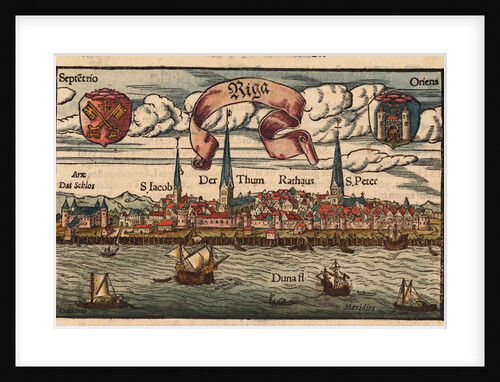 Riga by Sebastian Münster