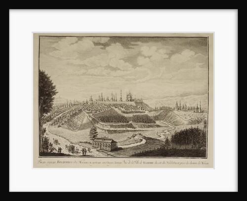 View of the Vladimir Town, 1769 by Mikhail Ivanovich Makhaev